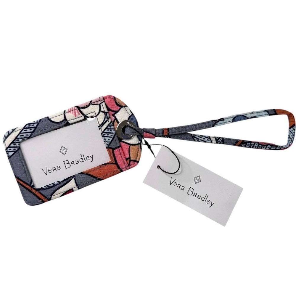 Vera Bradley ID LUGGAGE TAG Tropical Evening Cotton Travel Bag Accessory